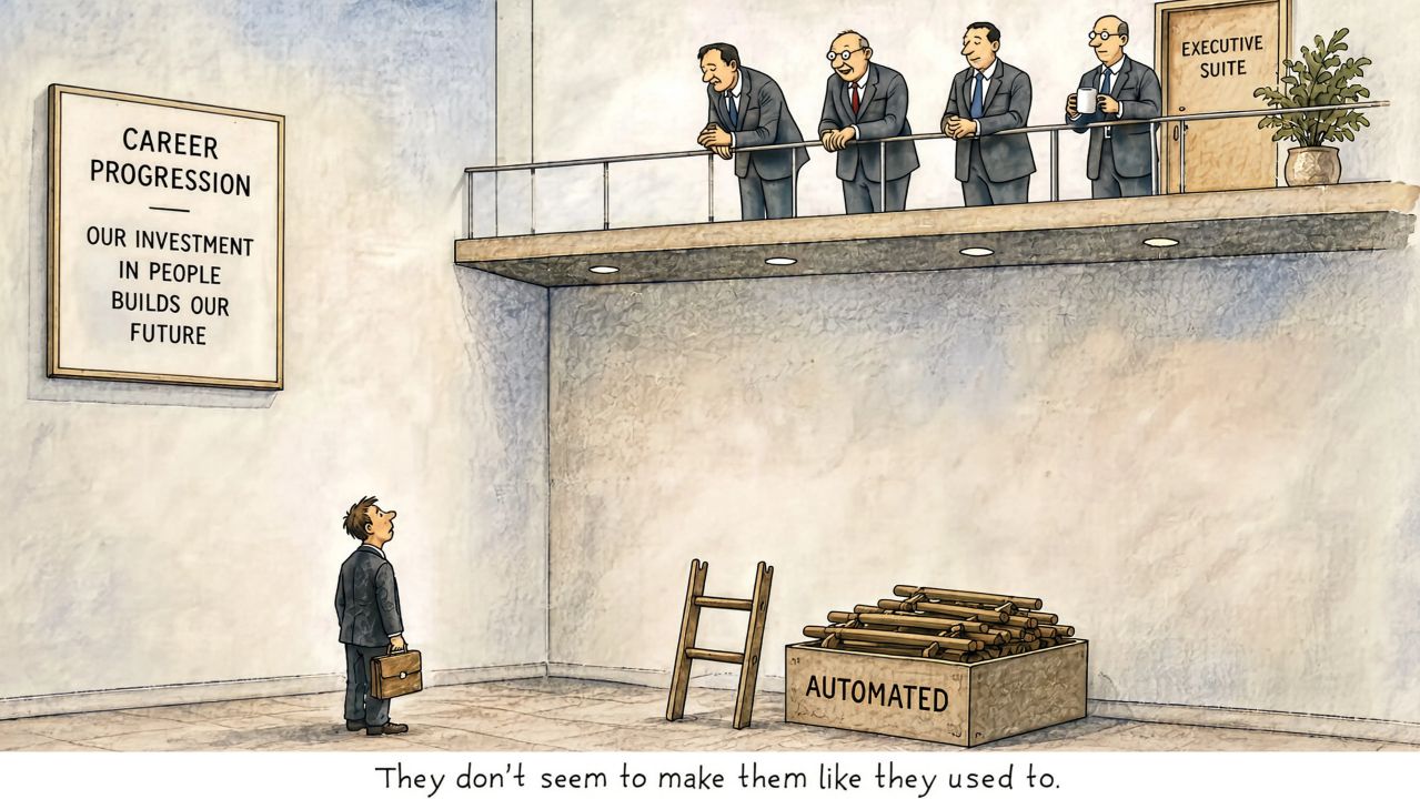 If AI takes the junior work, where does the next senior come from?