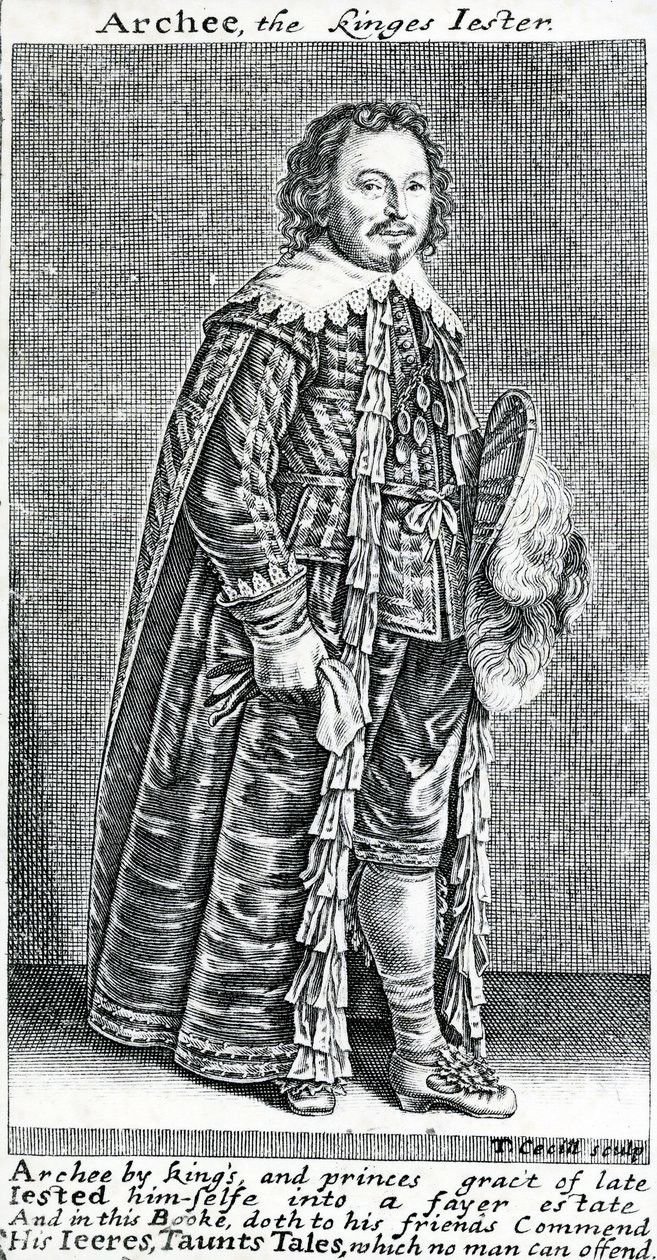Archibald Armstrong, engraving by Thomas Cecil